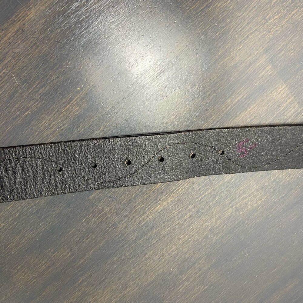Express Genuine Leather Embossed Belt – Black – Women’s XS - Picture 4 of 6